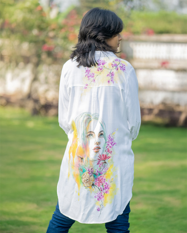 Pure Cotton White Shirt