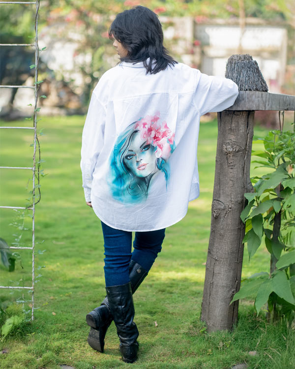 Pure Cotton White Shirt