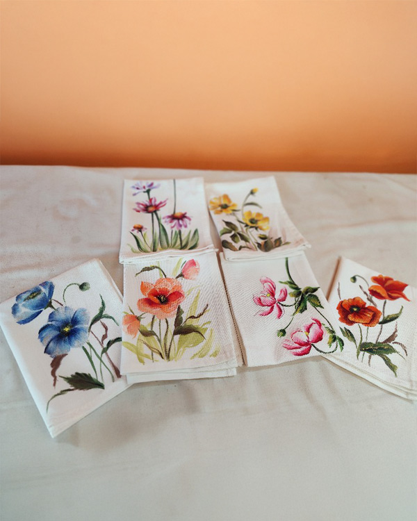 Multi Colored Table Napkin Set