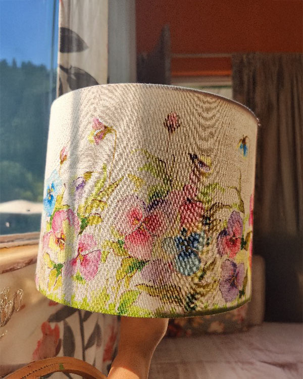 Pastel Petals Lampshade