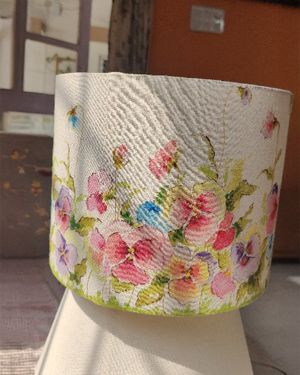 Pastel Petals Lampshade