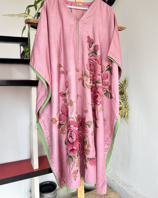 Pink Colored Kaftan