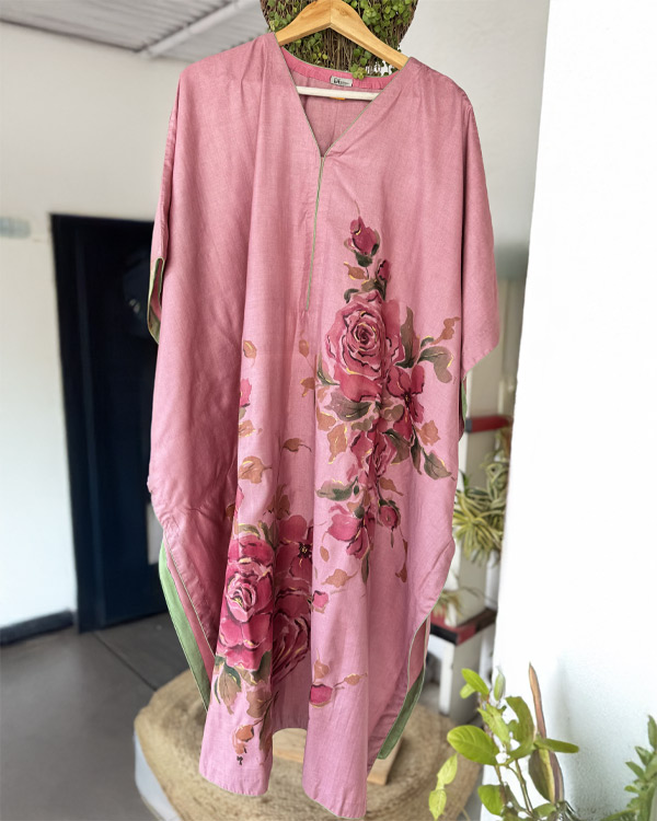 Pink Colored Kaftan