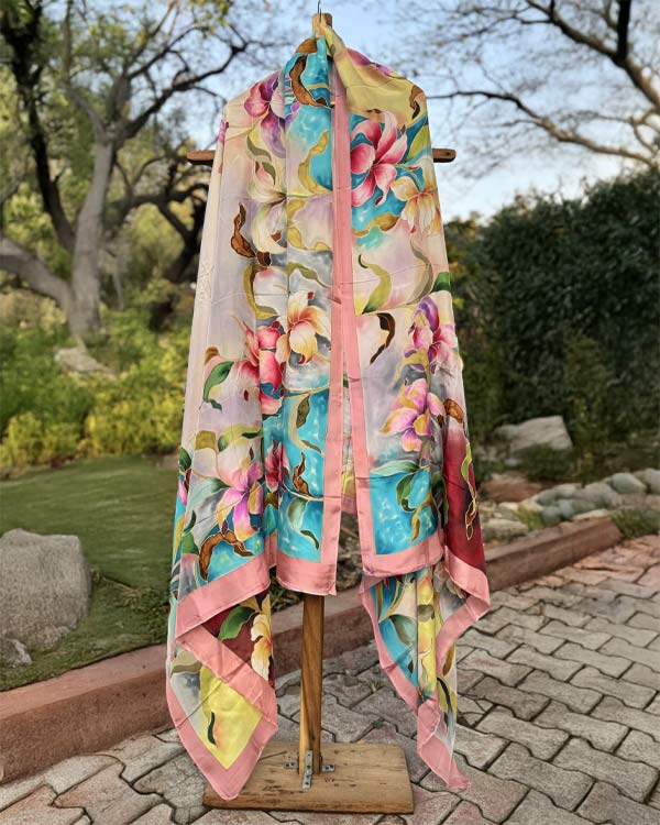 Pure soft silk dupatta